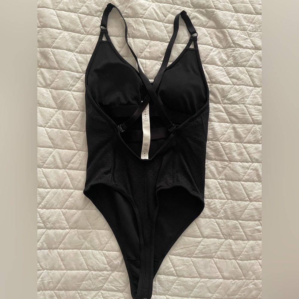 Lululemon Black Bodysuit